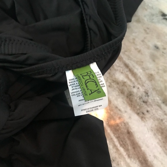 Black Halter Tankini Top - Picture 10 of 12